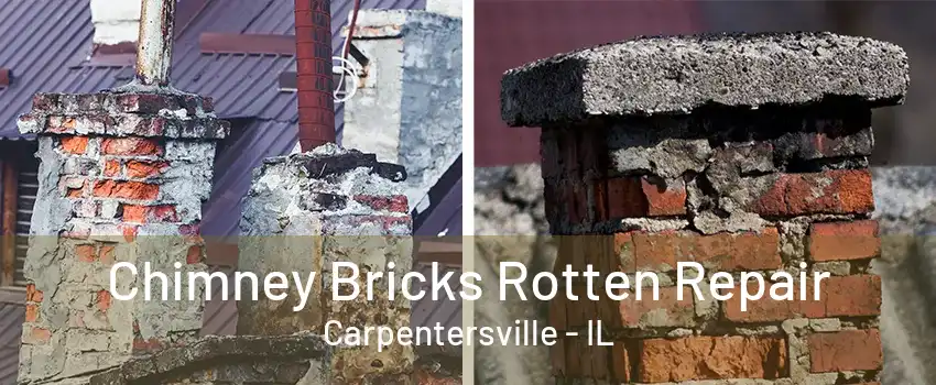 Chimney Bricks Rotten Repair Carpentersville - IL