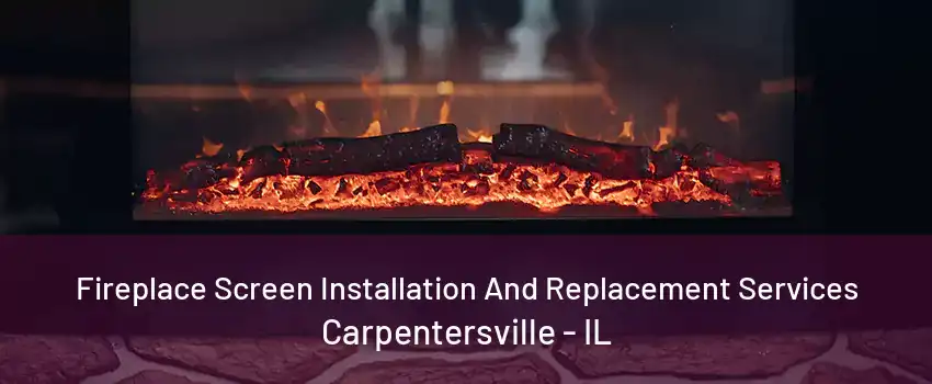 Fireplace Screen Installation And Replacement Services Carpentersville - IL