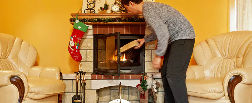 Gas to Wood-Burning Fireplace Conversion Services in Carpentersville