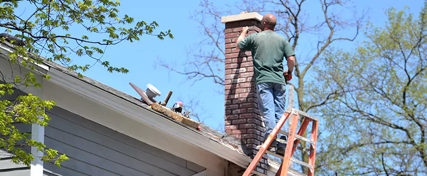 Vinyl and PVC Chimney Flashing Installation in Carpentersville